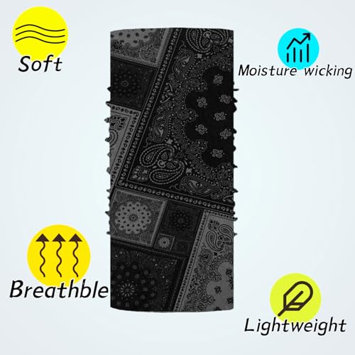 Unisex Breathable Microfiber Neck Gaiter Face Mask for Outdoor Activities