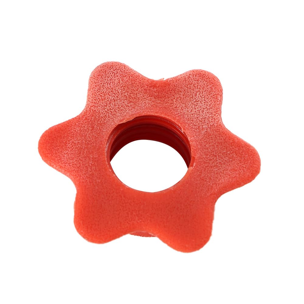 5Pcs Spinlock Collars,Anti-Slip Barbell Clips Dumbbell Hex Nut Barbell Spin-Lock Collars Screw Clamps for Dumbell Weight Lifting Fitness Training