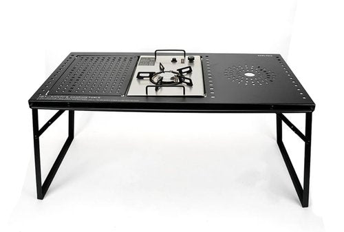 Onlyfire IGT Camping Table Kit with Propane Gas Stove and Carrying Case, Portable Folding Camp Table, IGT Unit Combination Combo for Picnic, RV, Car Trip, Tailgating, Patio, Backyard, GS337