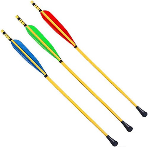 LuFOX Soft Rubber Arrowheads Archery Hunting Game Practice Safety Arrow Tips (Black Color)