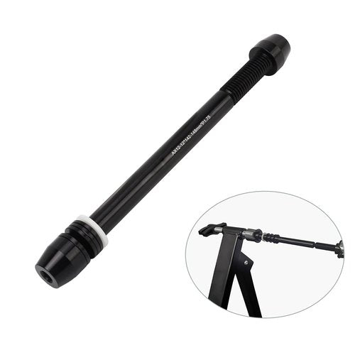 ZLXHDL Bike Resistance Trainer Accessories, M12 x P1.75, Thru Axles for Bike Trainers Length 142mm to 148mm Boost, for M12x142 to M12x148mm Hub, Aluminum Alloy High Strength
