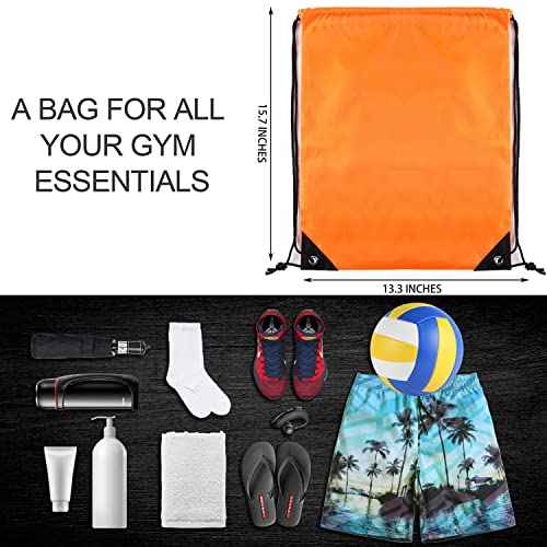 GoodtoU Drawstring Backpack Bulk 48 Pcs 16 Colors Drawstring Backpack Bulk Cinch String Backpacks