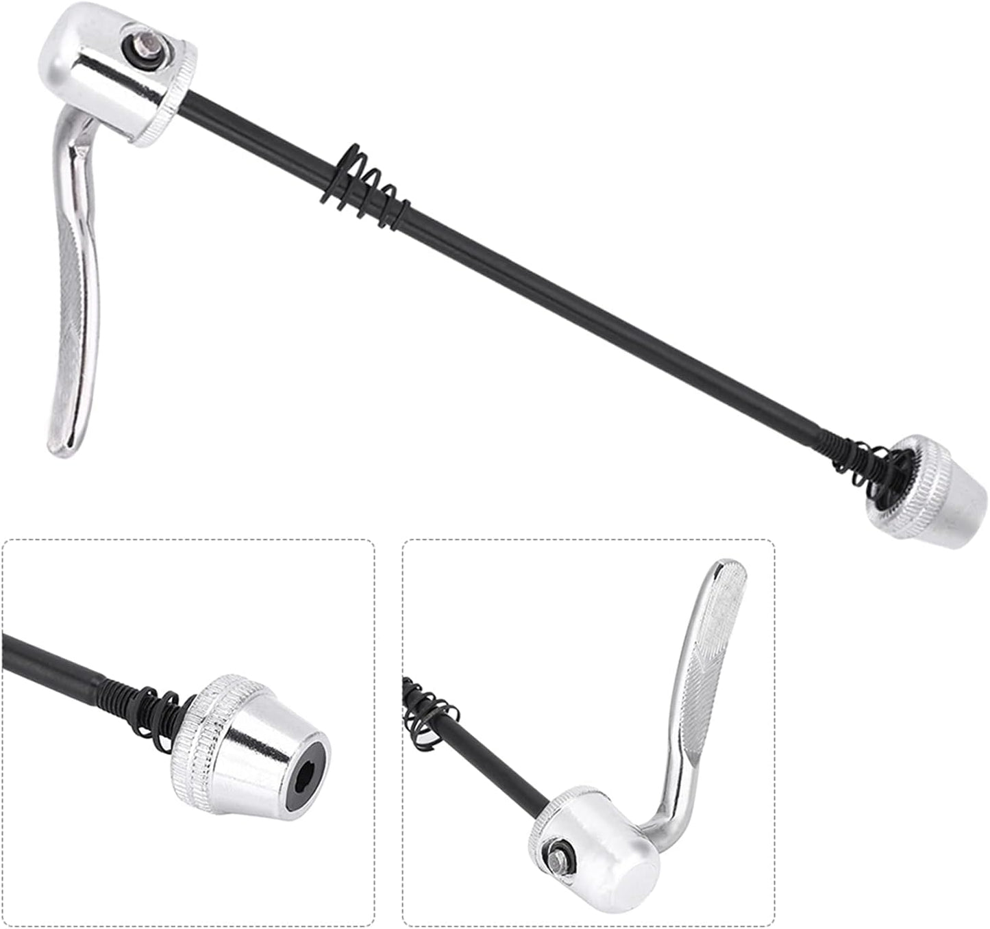 VGEBY Skewer, Steel Quick Release Wheel Clip Skewer Cycling Accessory for Road Long Skewer Conquer Trainer Skewer Skewer Quick Release Skewer