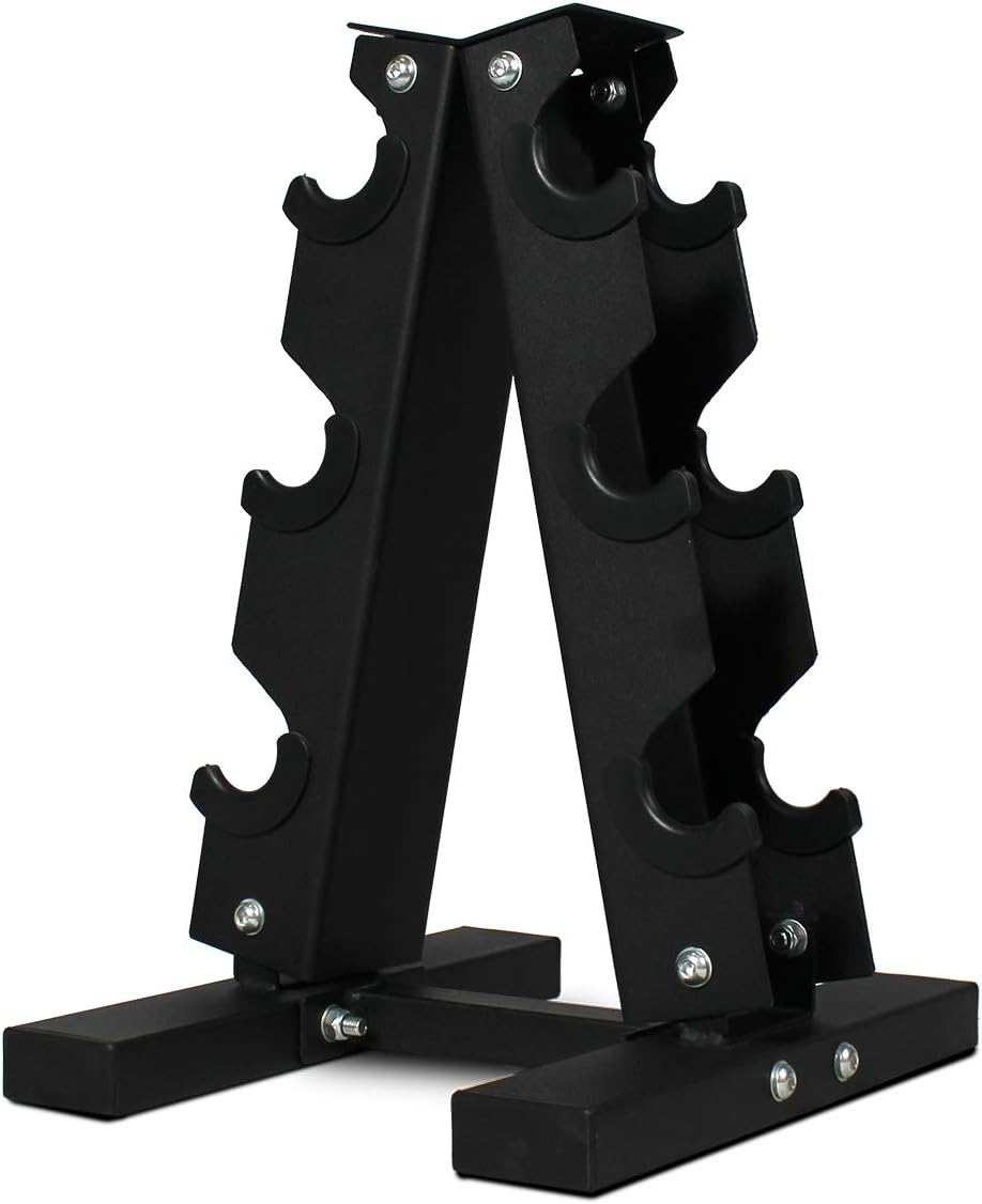 Neoprene Dumbbell Storage Rack - 2.0MM Steel Organizer for Home Gym - Easy Assembly