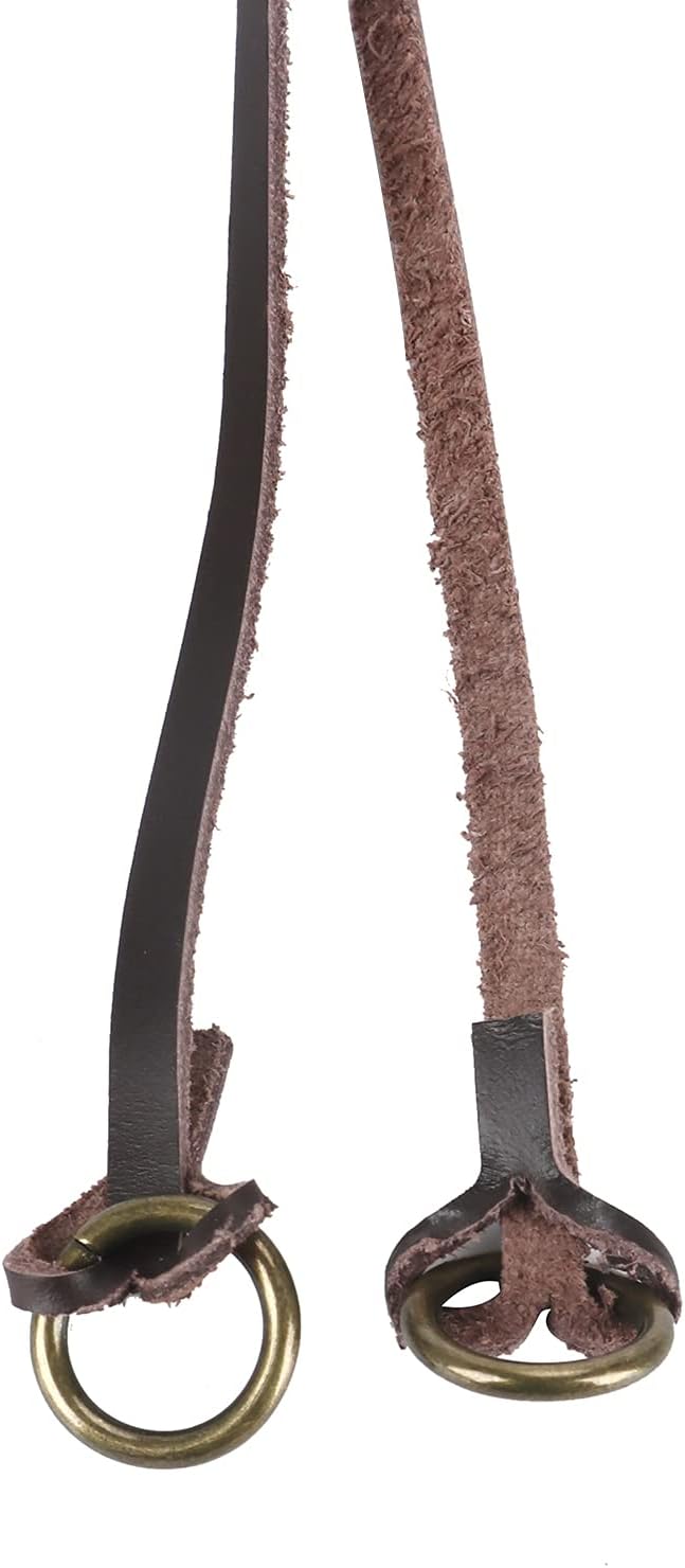 TOURBON Genuine Leather Hunting Duck Strap Game Carrier - Brown