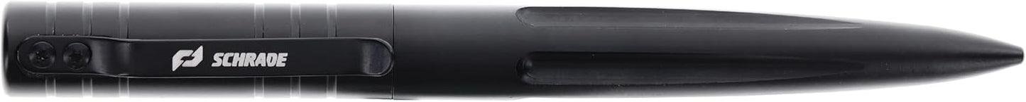 Schrade Delta Class Reckon Pen with Refillable Capabilities, Screw-off Cap for Outdoor Survival, Self Defense, EDC