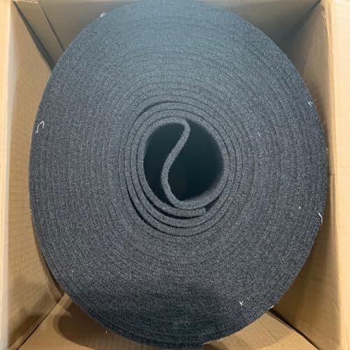 Cuda Boat Trailer Bunk Carpet 12in x 20ft Charcoal Waterproof Marine Rug