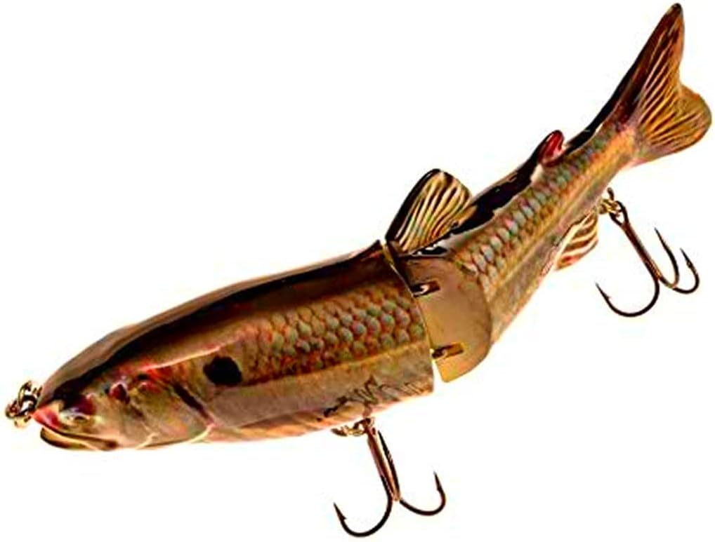 7" RF Glider Glide Bait Bass Musky Striper Fishing Big Lure Multi Jointed Shad Trout Kits Slow Sinking