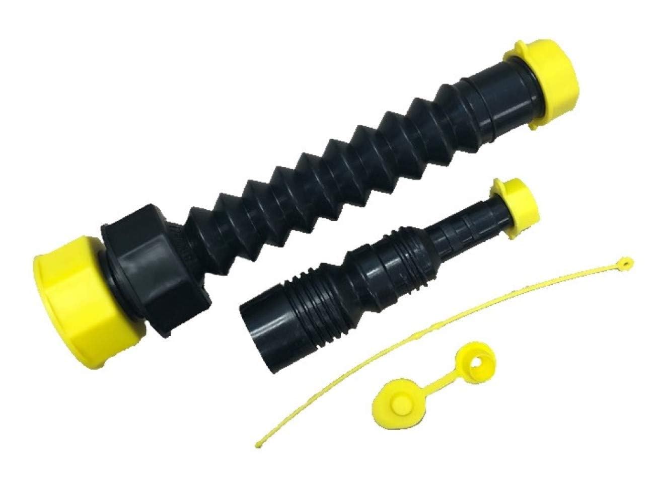 EZ-POUR Gas Can Spout Replacement (1 pack) - Deluxe 5 Gallon Hi-Flo System with Gas Can Nozzle, Flexible Spout, Vent Kit