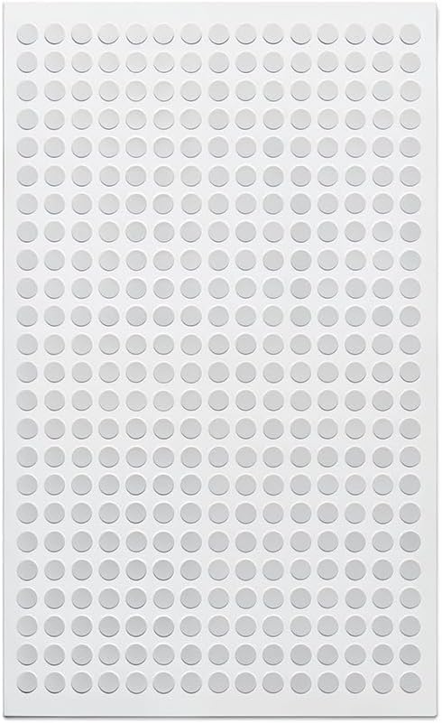 Golf Club & Golf Ball, White Reflective Dot Stickers, 3M Weatherproof Decals for Enhanced High Speed Camera Detection and Simulators, 1/4 Inch Size, Pack of 546