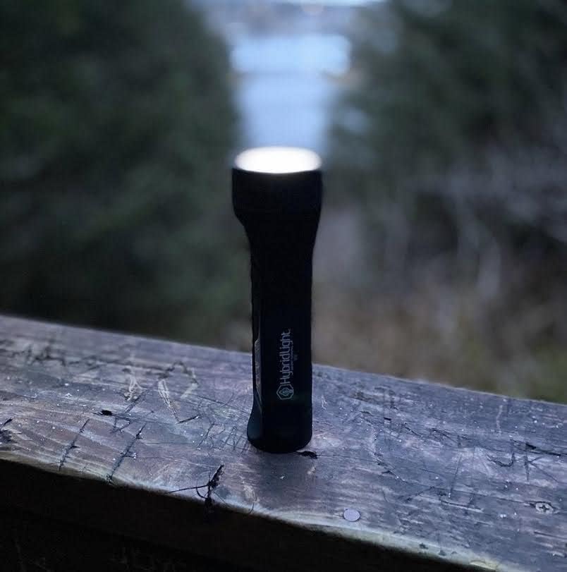 Journey 300 Solar LED Waterproof Flashlight with USB Phone Charger, Yellow