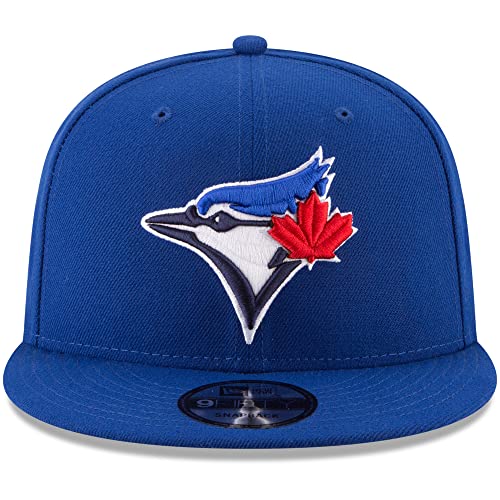 MLB Team Logo Adjustable Snapback Hat Cap - Toronto Blue Jays Blue