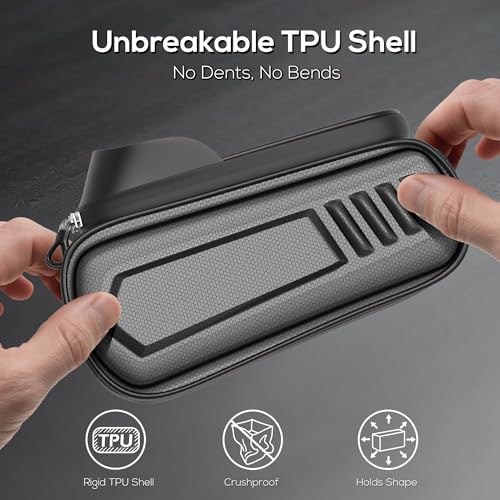 VARUN Bike Frame Bag with Touchscreen Window, Waterproof Phone Tube Bag, 1.6L Shockproof Top Tube Storage Pouch, Quick-Access Zipper, Fits Smartphones up to 7¡±