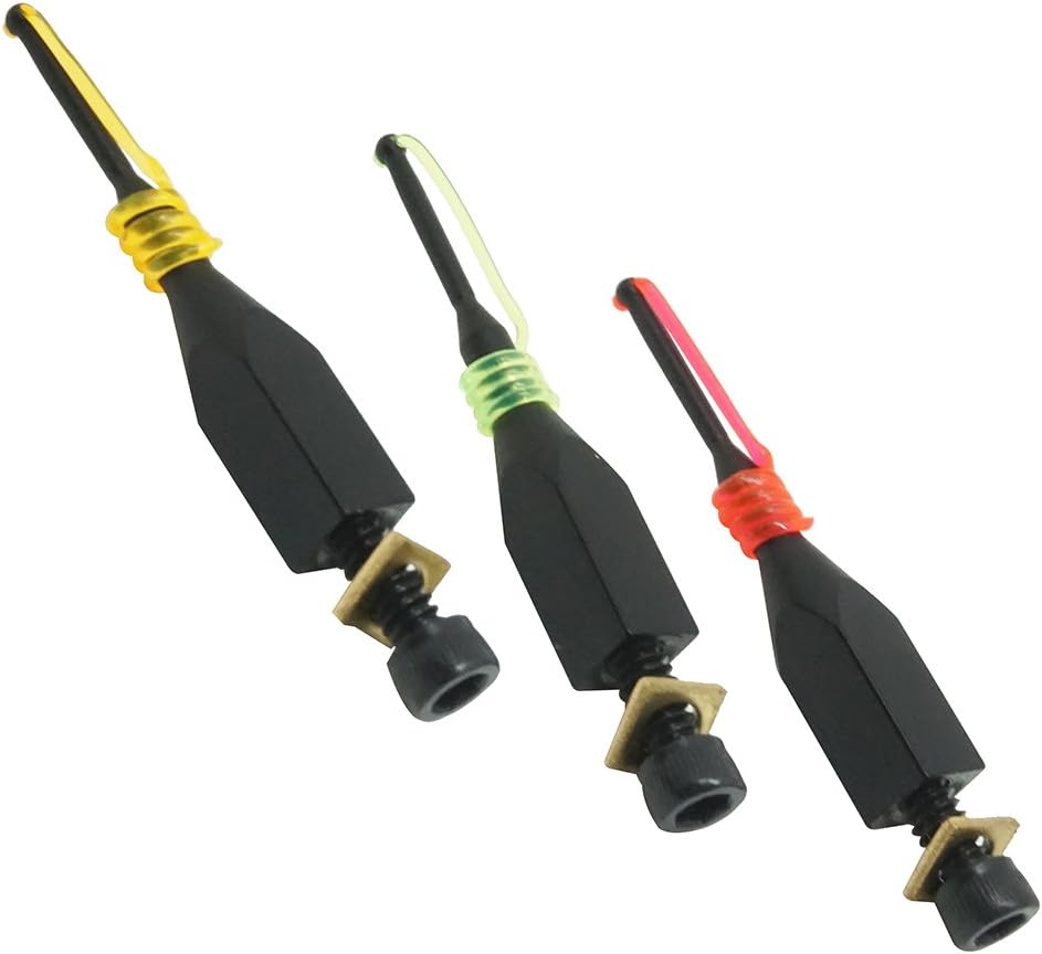 Archery Optics Bow Sight Replacement Pins (3 Pack), Yellow,Green,Red