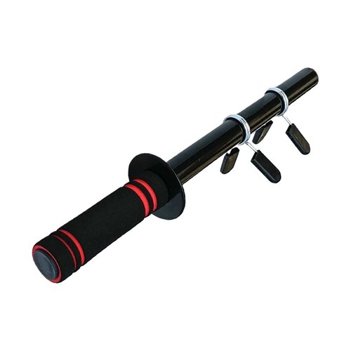 Dumbbell Bar Handle Forearm Wrist Exerciser Strength Training Heavy Duty Handle Workout Forearm Trainer Loadable for Exercise