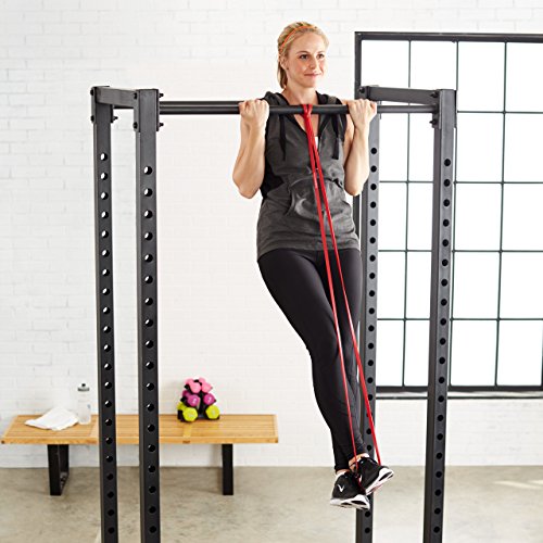 Resistance Pull-Up Bands Set 1/2 Inch (10-35 lbs) for Exercise & Stretching - Pack of 2
