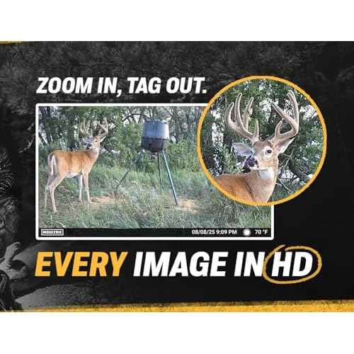 Moultrie Edge 2 Cellular Trail Camera - Auto Connect Nationwide 4G LTE - On Demand 36MP Photo - 1080P Video with HD Audio - 100 Ft Detection Range - Low Glow Flash