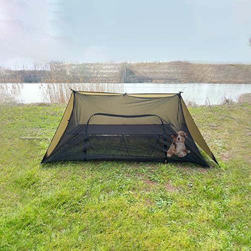 Onewind Camping Mosquito Net for Cot Shelter Bug Screen Black without Floor
