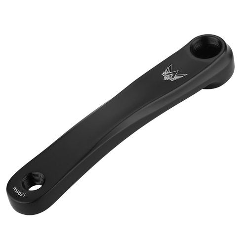 Respicefinem Bike Crank Arm Aluminum Alloy Left Single Chain Crank Arm 170mm Arm Replacement for Mountain Bike Road Bike Repair Replacement Accessory Compatible