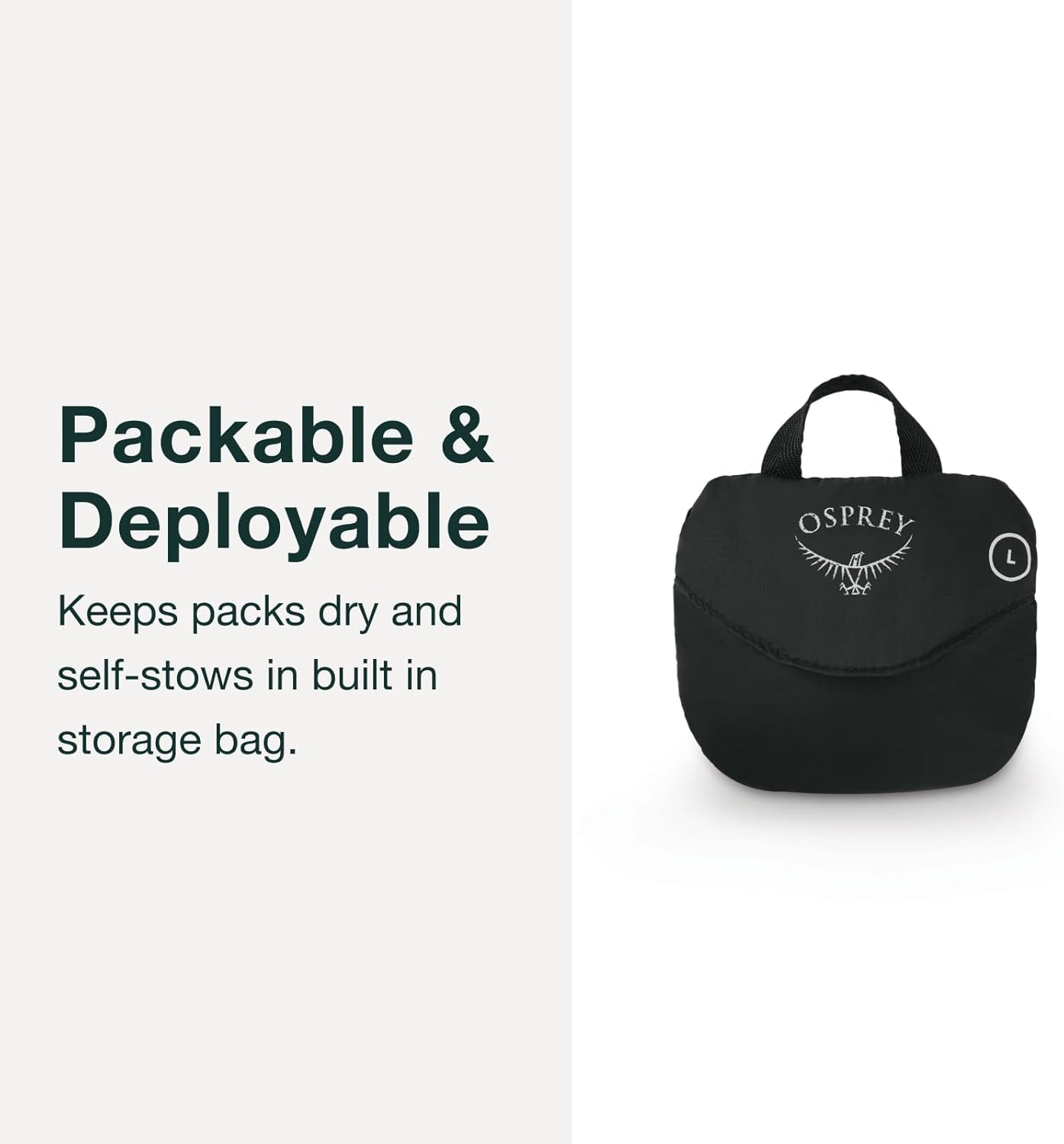 Ultralight Osprey Rain Cover for Backpacks - Waterproof Protection & Compact Design