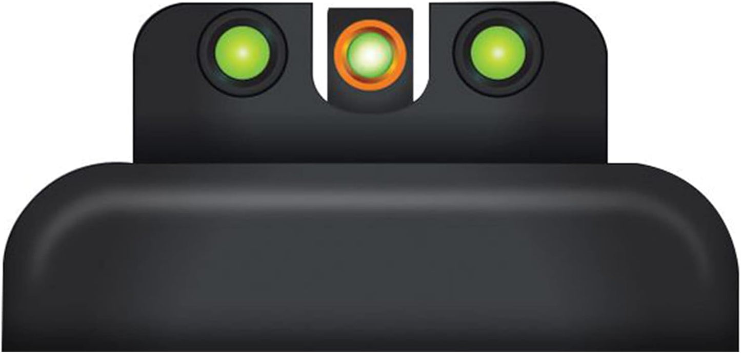 Truglo TFX PRO Night Sight for Handguns - Glowing Tritium & Fiber Optic, Compact & Durable