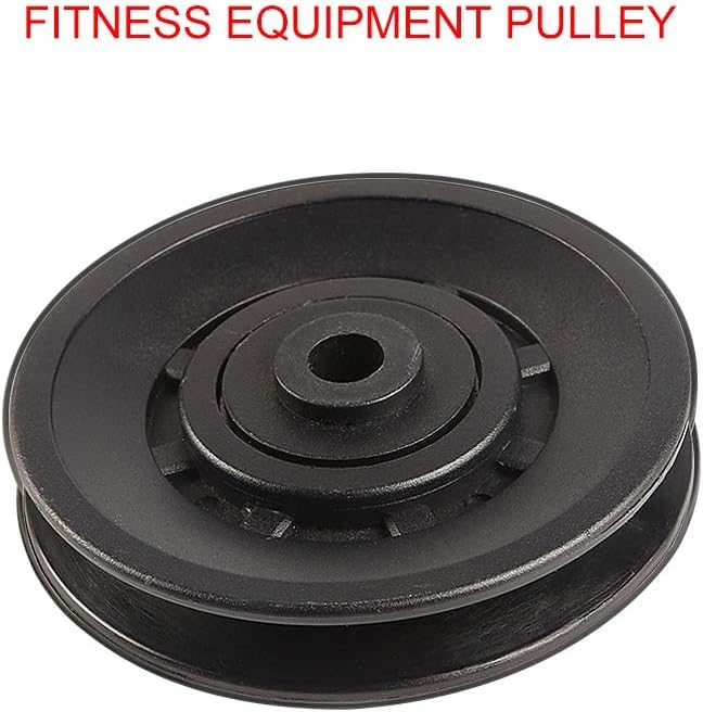 90mm(3.54inch) Universal Bearing Pulley Wheel for Cable Machine Gym Equipment Part Garage Door (2 PCS)