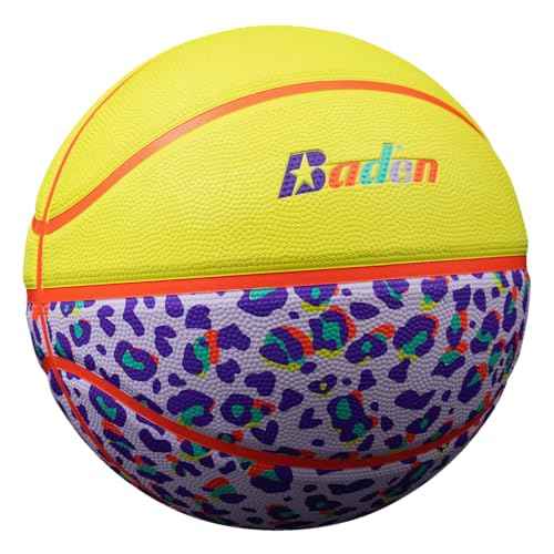 Baden | Legend Lifestyle Collection | Fun Design Outdoor Rubber Game Basketball | Youth & Adult Size 5,6,7