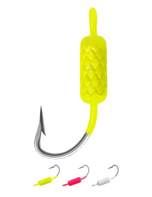 BLUEWING Yellowtail Snapper Jigs Fishing with High Carbon Steel Hook 1/4oz Jighead Lead Head for Saltwater and Freshwater, 20pcs Yellow