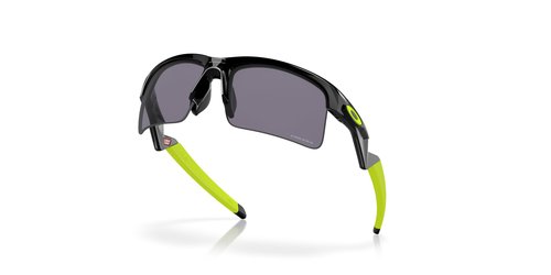 Oakley Youth OJ9013 Capacitor Rectangular Sunglasses, Polished Black/Prizm Grey, 63 mm