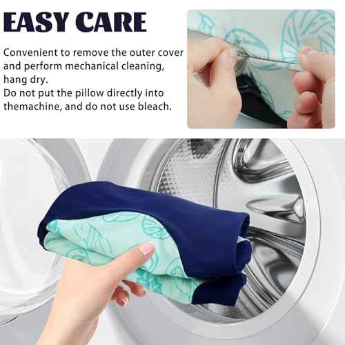 Knee Pillow for Side Sleepers, Camping Pillow, Leg Pillow, Small Memory Foam Pillow Travel, Comfortable Leg Pillow for Side Sleeping, Compatible for Camping