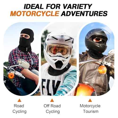 CENSGO Cooling Motorcycle Balaclava Helmet Liner, Breathable Face Cover, Lightweight Shiesty Mask for Men Women Summer Riding