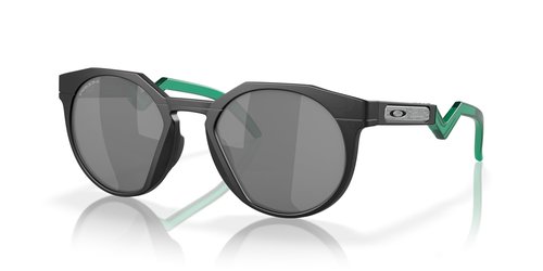 Oakley Men's OO9242 HSTN Round Sunglasses, Matte Black Ink/Viridian/Prizm Black, 52 mm