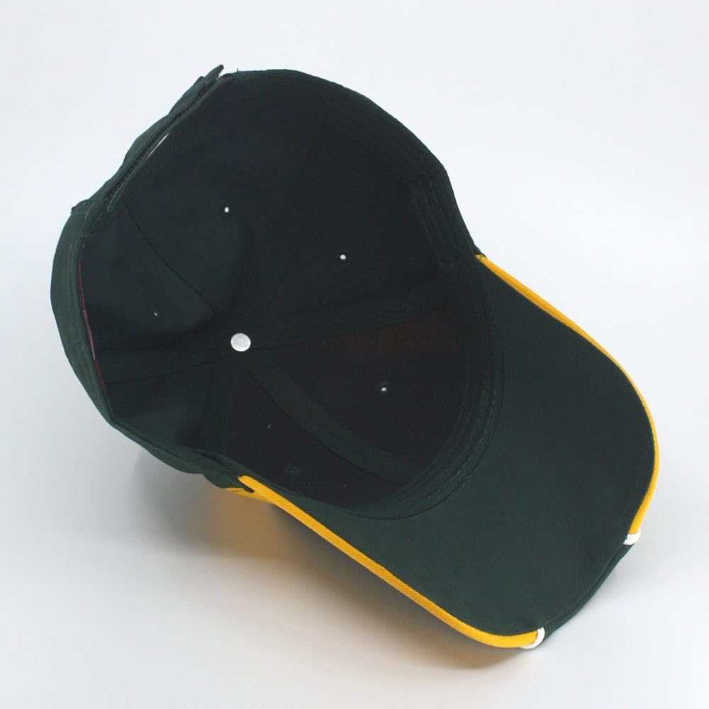 The Vintage Year Reflective High Visibility Piping Neon Polyester Twill Low Profile Structured Baseball Cap