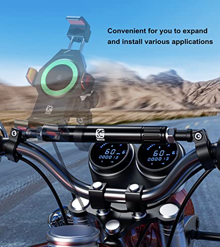 Aluminum Alloy Cross Bar Balance Bar for Motorcycle Handlebar Reinforcement Adjustable Length