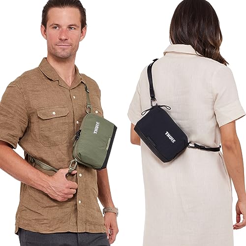 Thule Paramount Crossbody 2L - Crossbody for Women and Men - Travel Bag Carries Phone, Wallet, Keys and More, Soft Green