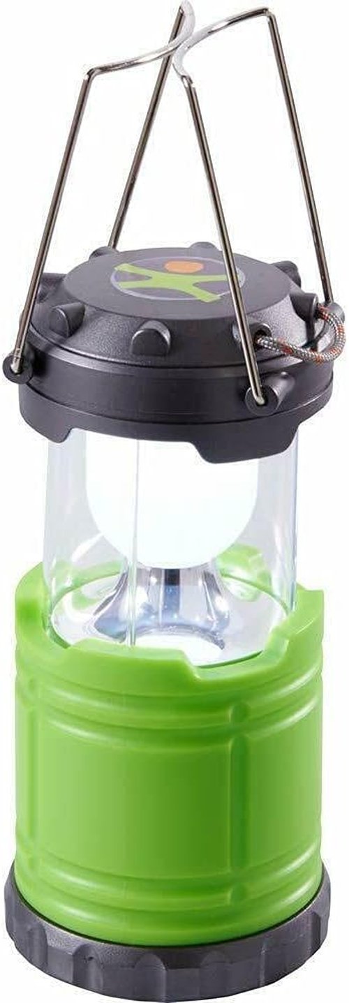 HABA Camping Lantern with Sturdy Handles for Carrying & Hanging with Handy Storage Compartment, Terra Kids Camping Essentials for Kids Ages 5+