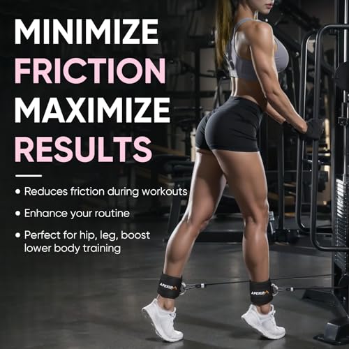 Ankle Strap for Cable Machine Resistance Bands Gym Leg Workout Adjustable Neoprene