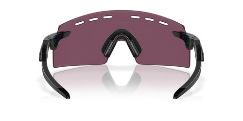 Oakley Men's OO9235 Encoder Strike Vented Rectangular Sunglasses, Dark Galaxy/Prizm Road Black, 39 mm