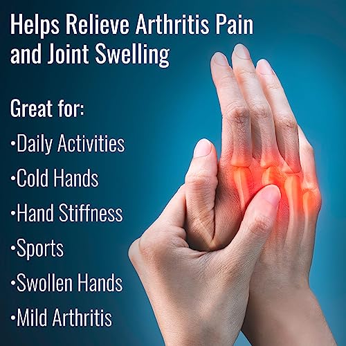 Heelbo Arthritis Compression Gloves Small for Pain Relief, Swelling & Stiffness