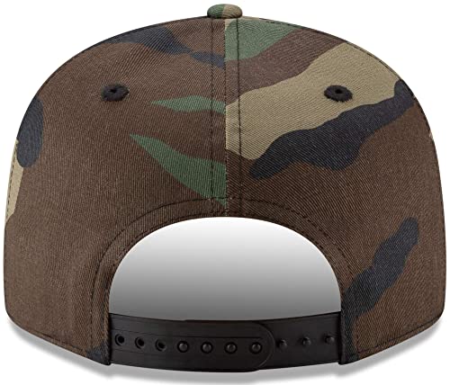 Unisex MLB Camo Snapback Hat Cap - Adjustable Green Yankees Logo