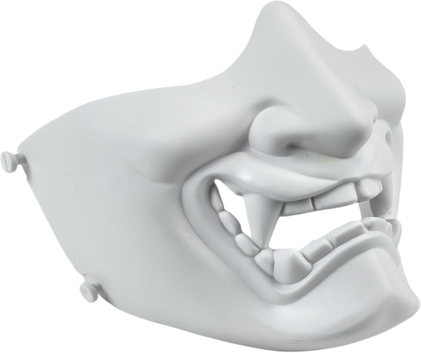 ATAIRSOFT Halloween Costume Cosplay BB Gun Evil Demon Monster Kabuki Samurai Hannya Oni Half Cover Airsoft and Prop Mask