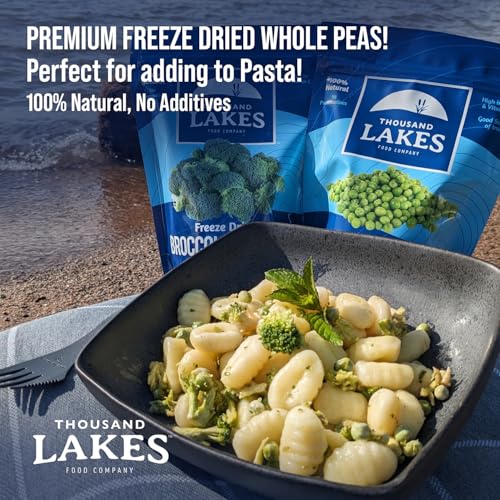 Freeze Dried Whole Peas - 3.5 oz Resealable Pack of 1 - Healthy Snack & Cooking Ingredient