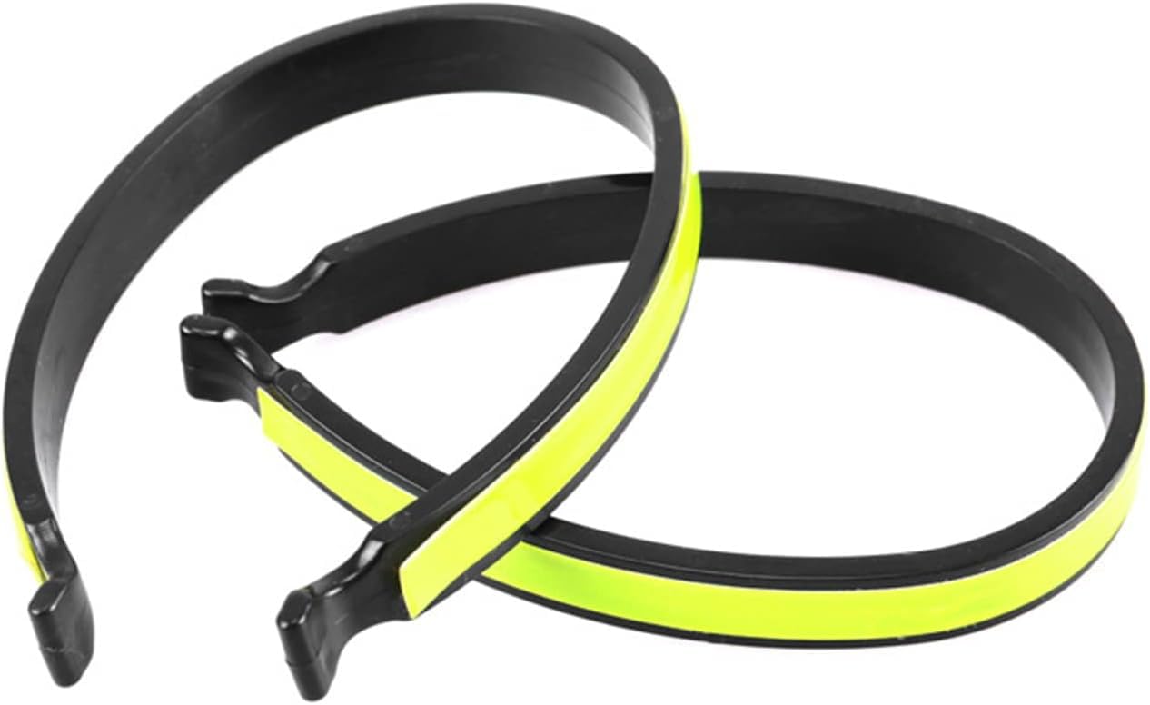 3Pcs Cycling Trouser Clip Cycling Ankle Safety Band Reflective Bicycles Clip Pant Leg Cuff Clip Bikes Cycling Equipment Cycling Trouser Wrap Clip Reflective Gear Accessories Outdoor Recreation