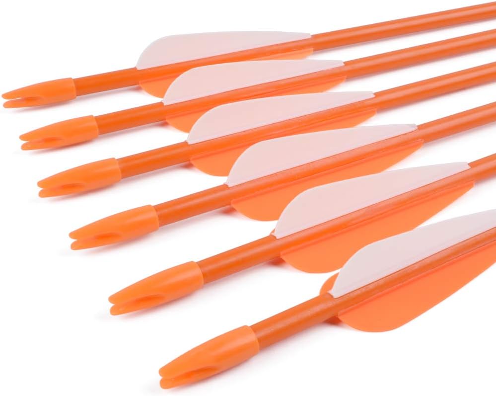 NIKA ARCHERY 24 26 28 30 Fiberglass Arrows for Youth Practise Recurvebow Compound Bow Shooting