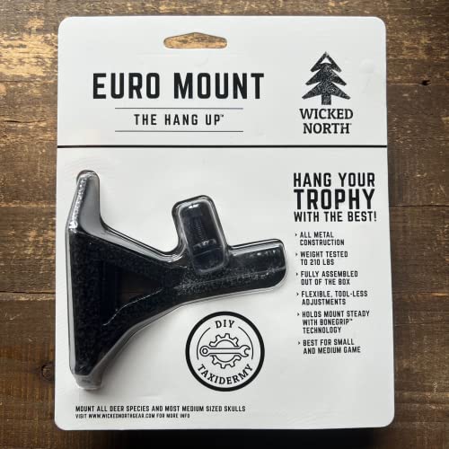 European Trophy Mounting Bracket for Medium Game Skulls - Fully Adjustable