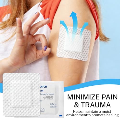 Sterile Wound Care Gauze Dressings 30 Pack - Water-Resistant & Non-Adherent