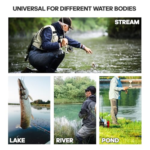 Fly Fishing Flies Assortment Kit with Magnetic Fly Box - 36 Hand-Tied Lures for Trout Bass Pike