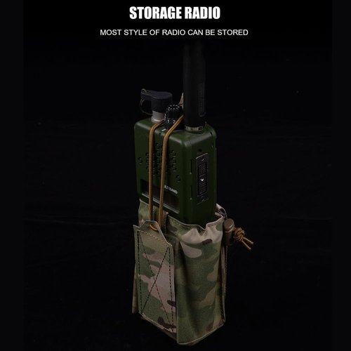 Multi Purpose MOLLE Pouch/Military Radio Bag/Walkie Talkie Pouch,Tactical Chest Hang Magazine Pouches