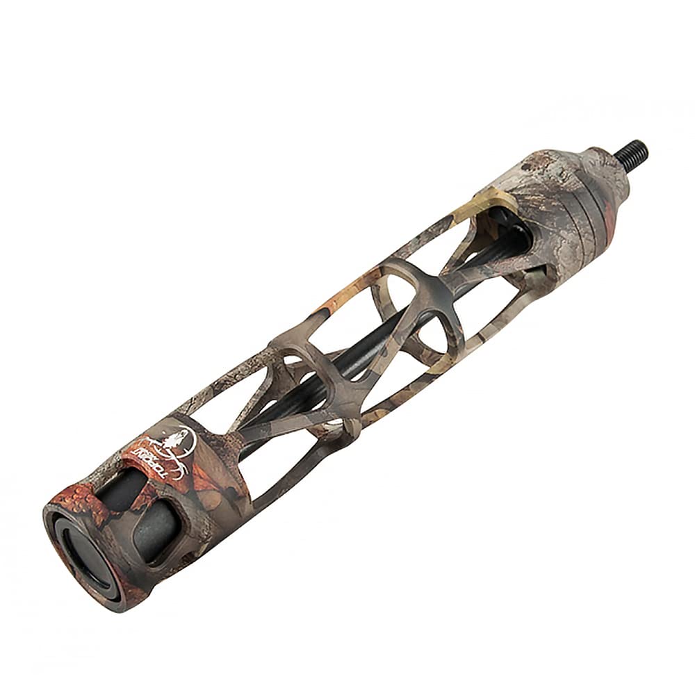 ZSHJGJR Archery Bow Stabilizer Aluminum Alloy, Shock Absorber, 5 Inch 8 Inch 11 Inch, Bow Stabilizer Vibration Damper, All-CNC Aluminum Machined for Compound Bow Accessories (Camo, 8 Inch)