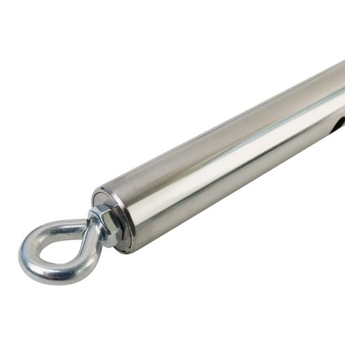 Spreader Bar Silver/Black Adjustable Exercise Stainless Steel Bar, Yoga Training Fitness Gear, Workout Bar,Sports Gym Kit (Silver)